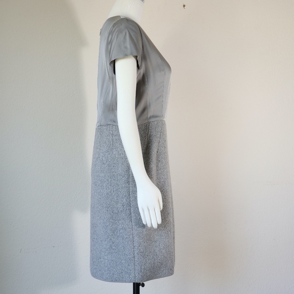 Narciso Rodriguez 2-tone grey short sleeve dress - Picture 4 of 9